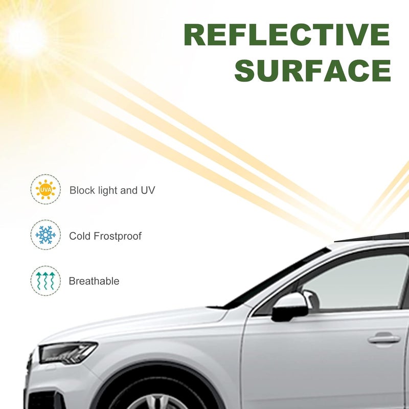 Donpida Car Sunroof Wind Deflector, Universal Car Sunroof Cover, Vent Insulator with Insulation Waterproof Surface, Moonroof Visor, with Waterproof Double Side Tape 28.5×19.5×1.5 Inch - Image 5